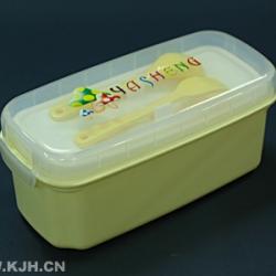 1073長(zhǎng)方雙層飯盒