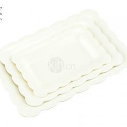 花邊長(zhǎng)方餐盤(pán)(4、6PCS