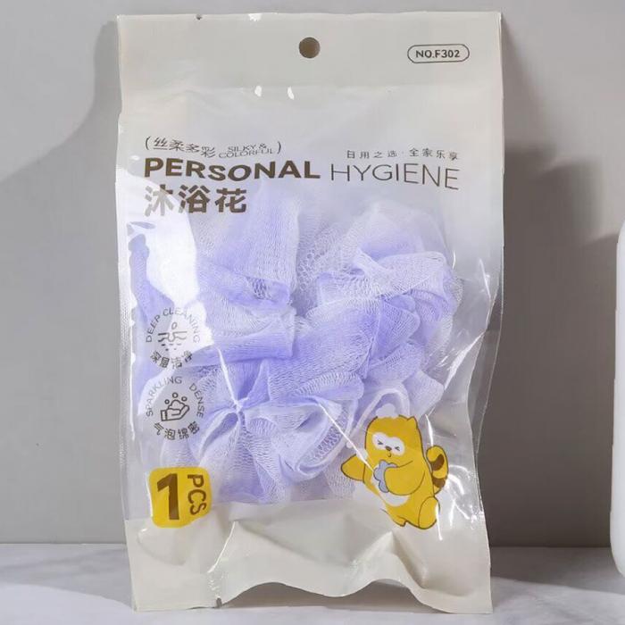 彩色沐浴花