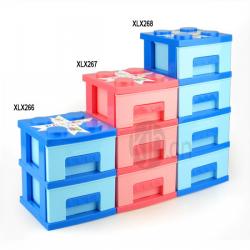 積木小層柜（正方2小、3